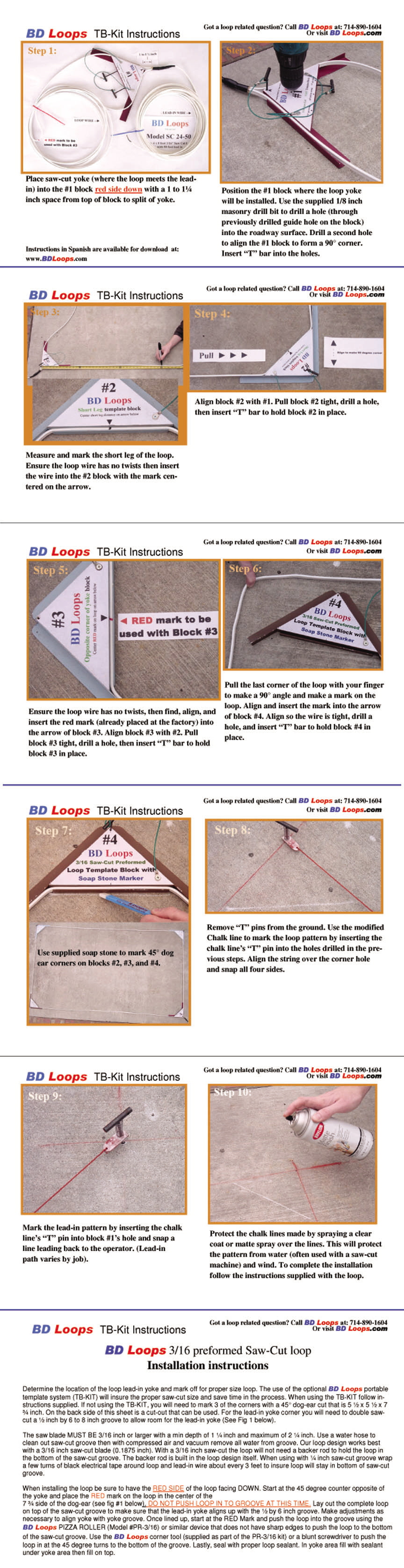 TB Kit Instructions